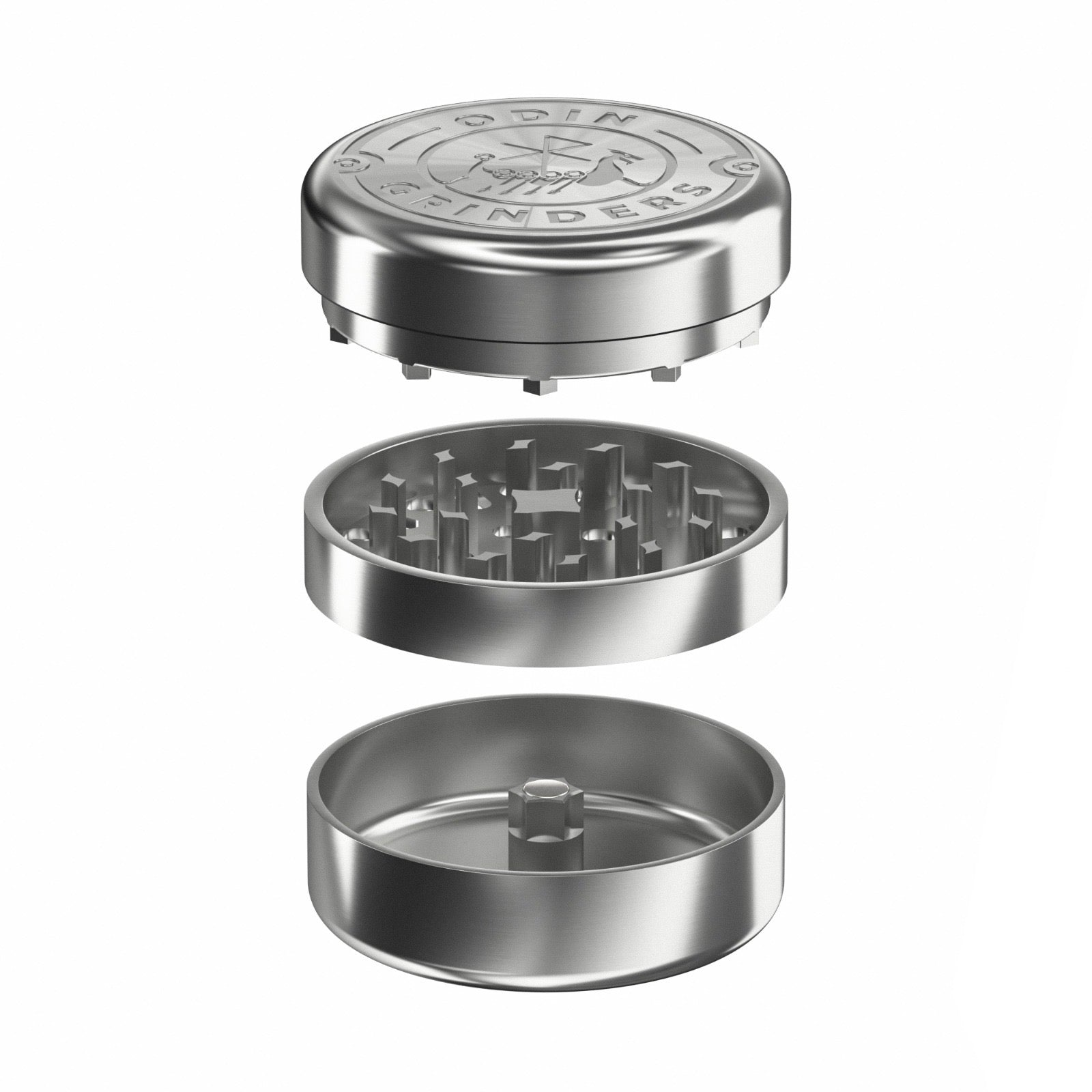 Draken Stainless Steel Threadless Grinder FACTORY SECONDS READ DESCRIPTION