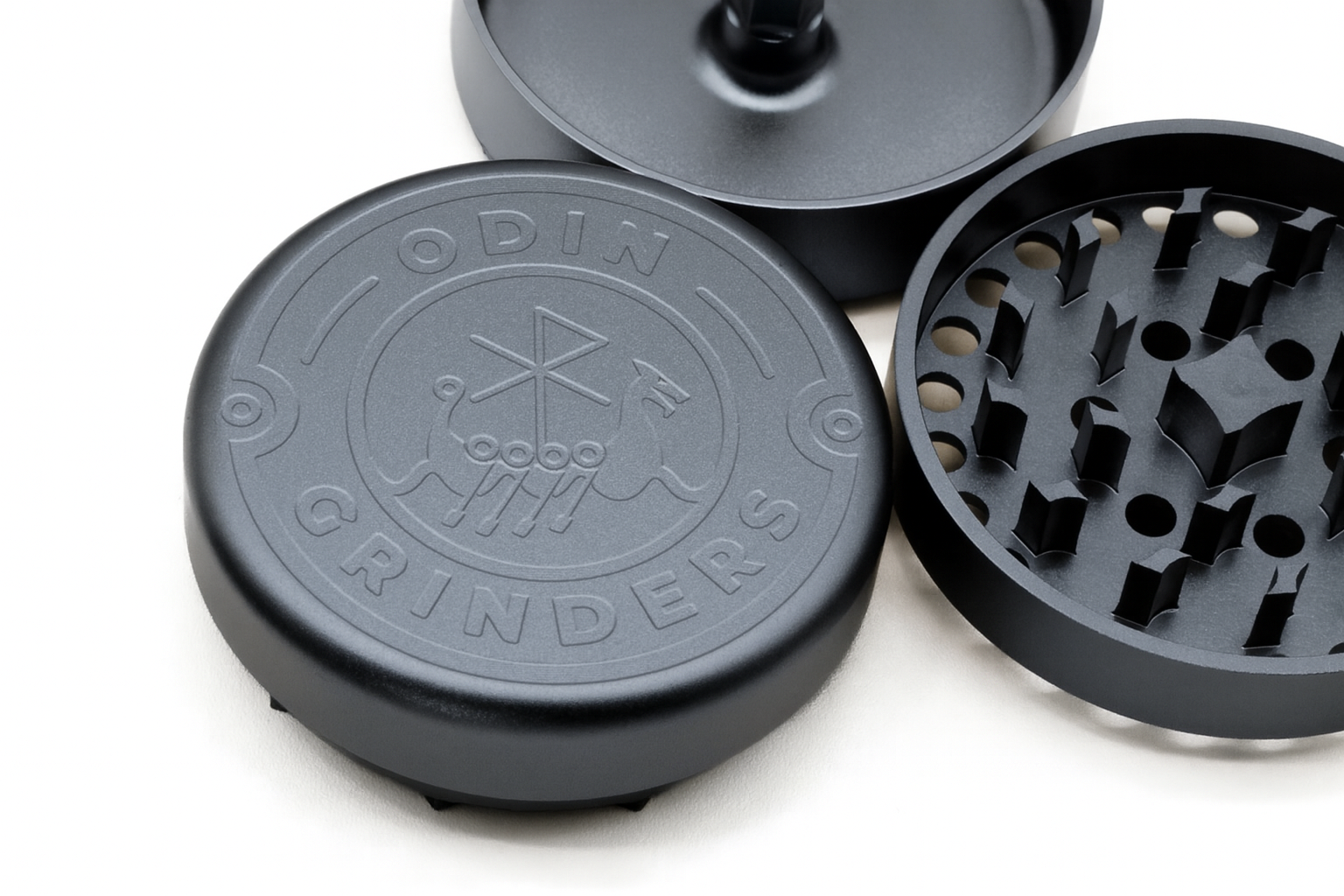 Gun Metal Odin Threadless Grinder