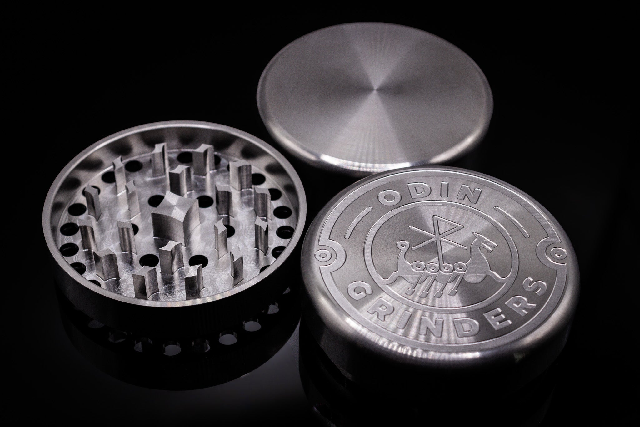 Draken Stainless Steel Threadless Grinder FACTORY SECONDS READ DESCRIPTION