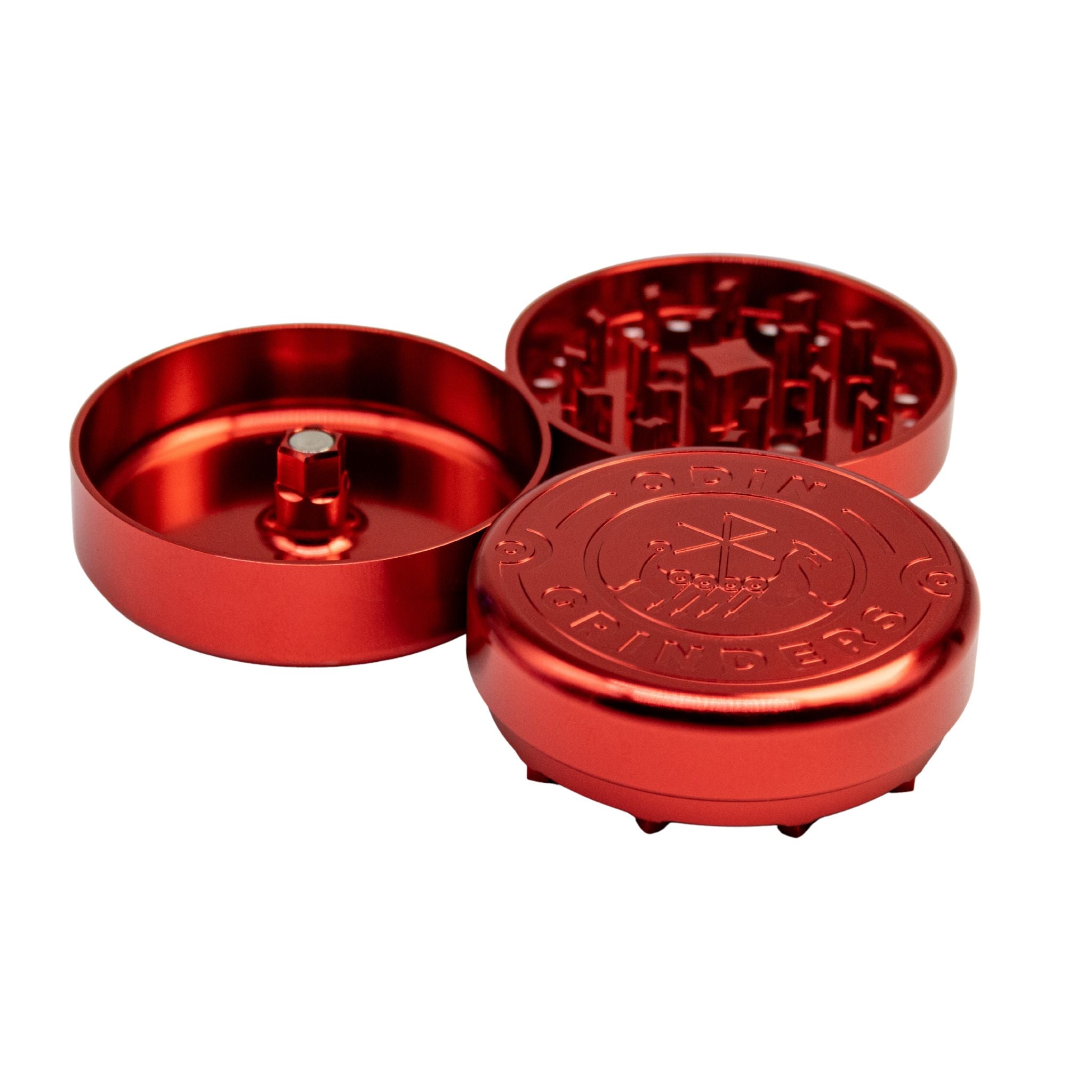 Cherry Red Odin Ultra Threadless Grinder IN STOCK