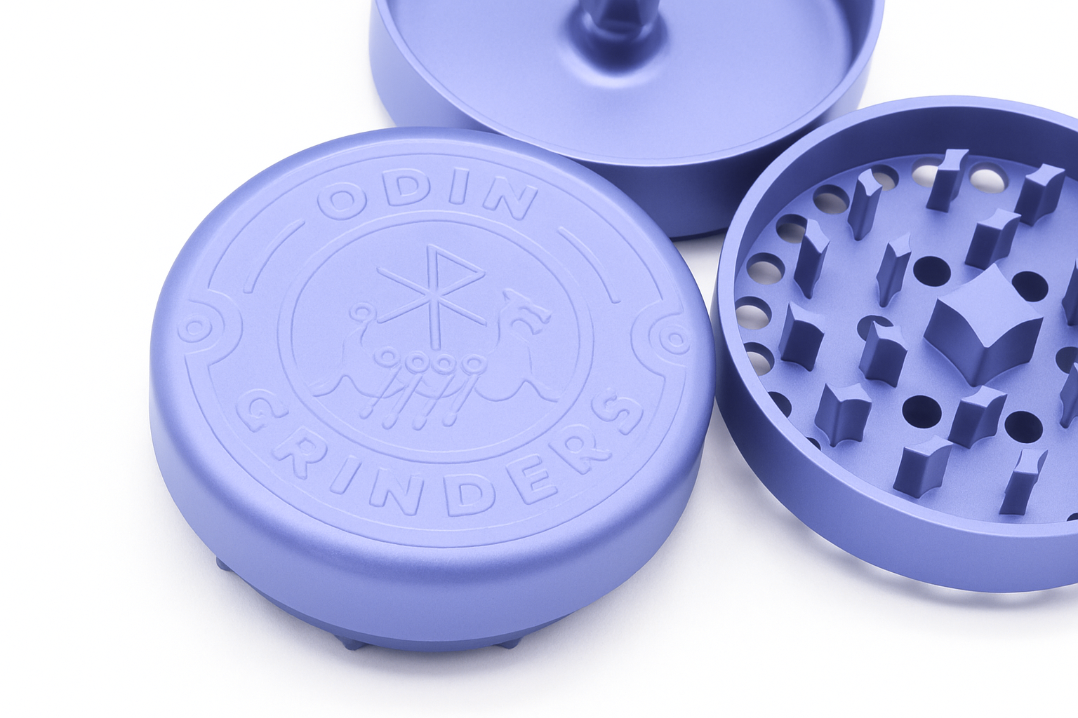 Lavender Purple Odin Threadless Grinder