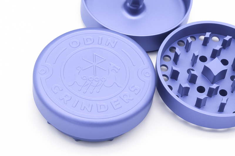 Lavender Purple Odin Threadless Grinder